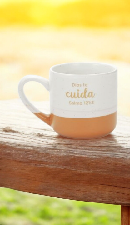 Mug with Bible quotes in Psalm 121:3