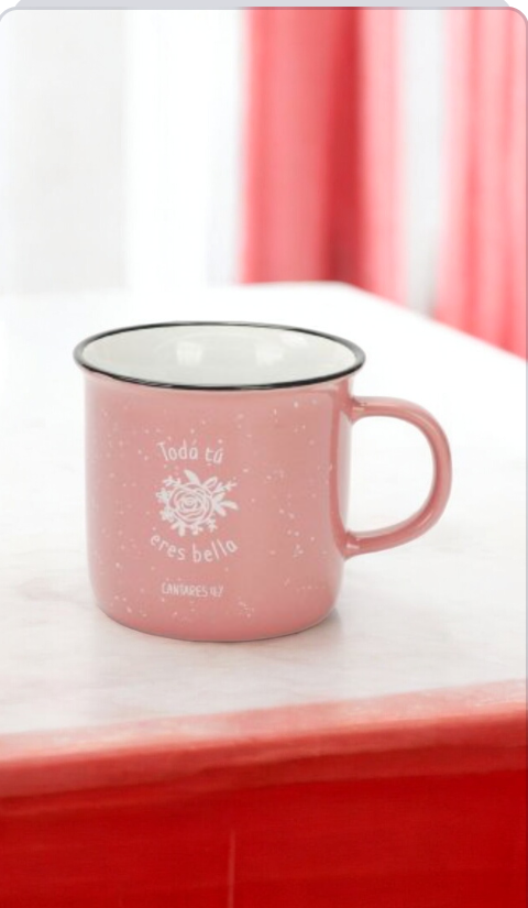 Pink and White Bible Quotes Mugs 🌸