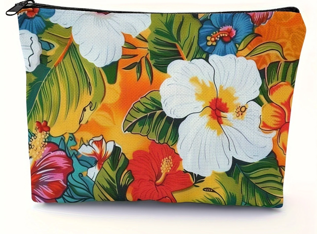 Bolsa para maquillaje Floral 💐