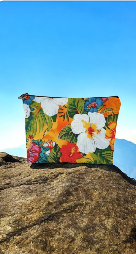 Bolsa para maquillaje Floral 💐