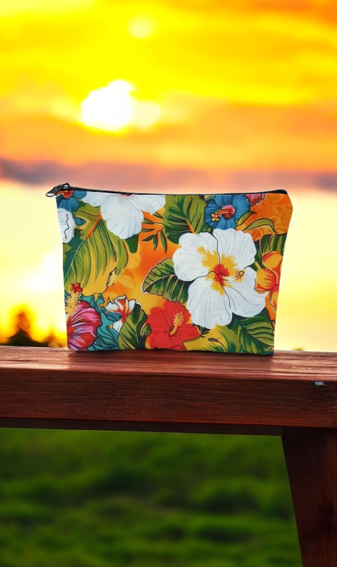 Bolsa para maquillaje Floral 💐