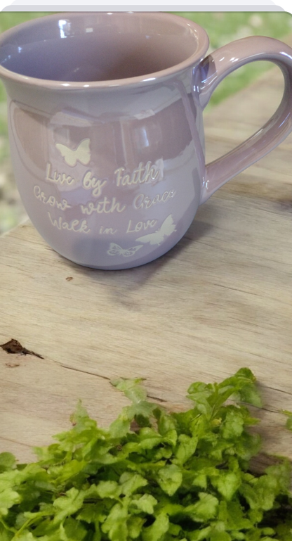 Diario y taza para café con cita Biblica y set de collar y Aretes